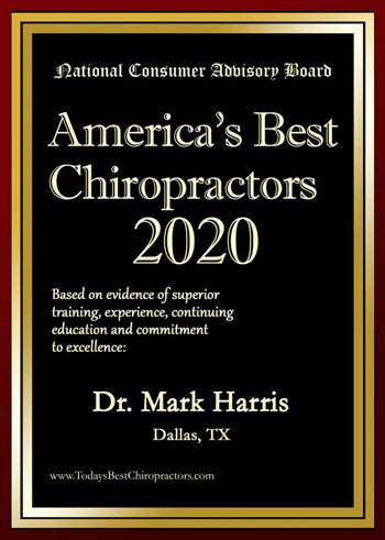 America's Best Chiropractor 2020 Dr. Mark Harris DC Dallas